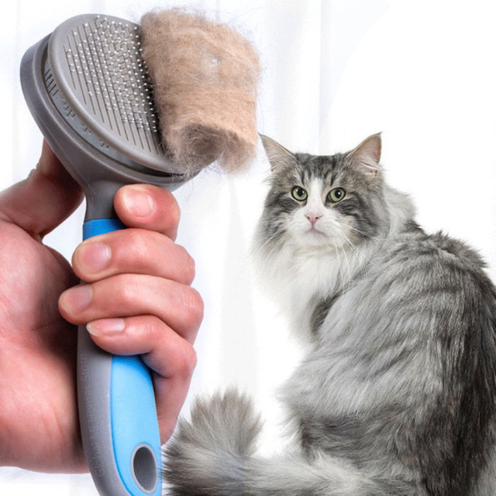 Cat & Dog Slicker Brush with Steel Needle Bristles