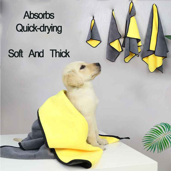 Double-Sided Absorbent Pet Drying Towel