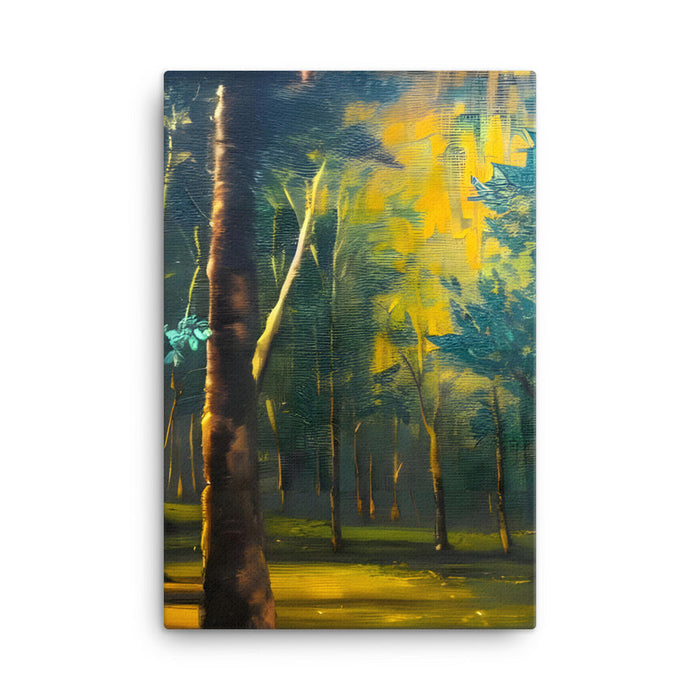 Serene Green Forest